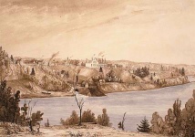 Forges de M. Bell sur la rivière Saint-Maurice, près de Trois-Rivières